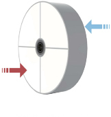 Low-temperature regeneration rotor